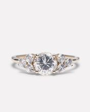 Load image into Gallery viewer, custom silver diamond engagement ring richmond va