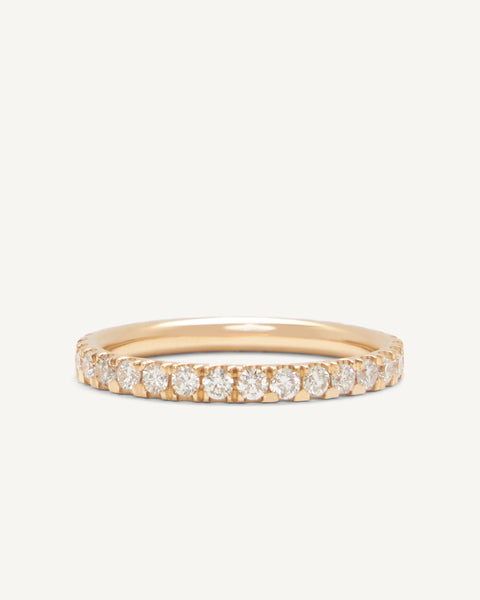 custom yellow gold diamond wedding band richmond va