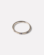 Load image into Gallery viewer, Baby Eternity Band – Sapphire &amp; White Diamond
