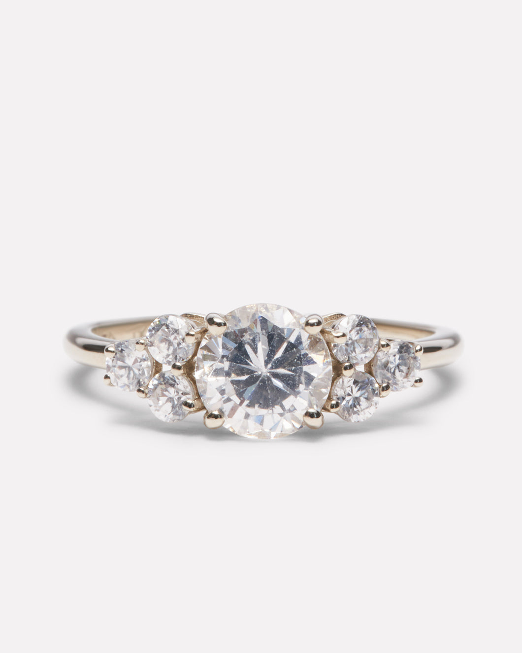 custom silver diamond engagement ring richmond va