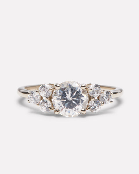 custom silver diamond engagement ring richmond va