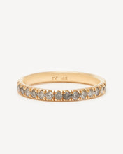 Load image into Gallery viewer, Eternity Band – Gray Diamonds
