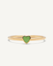 Load image into Gallery viewer, Heart Ring – Gold &amp; Enamel
