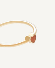 Load image into Gallery viewer, Heart Ring – Gold &amp; Enamel
