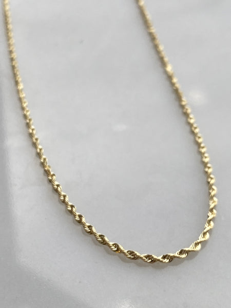 custom gold necklace in rva
