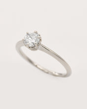 Load image into Gallery viewer, custom made silver diamond engagement ring rva
